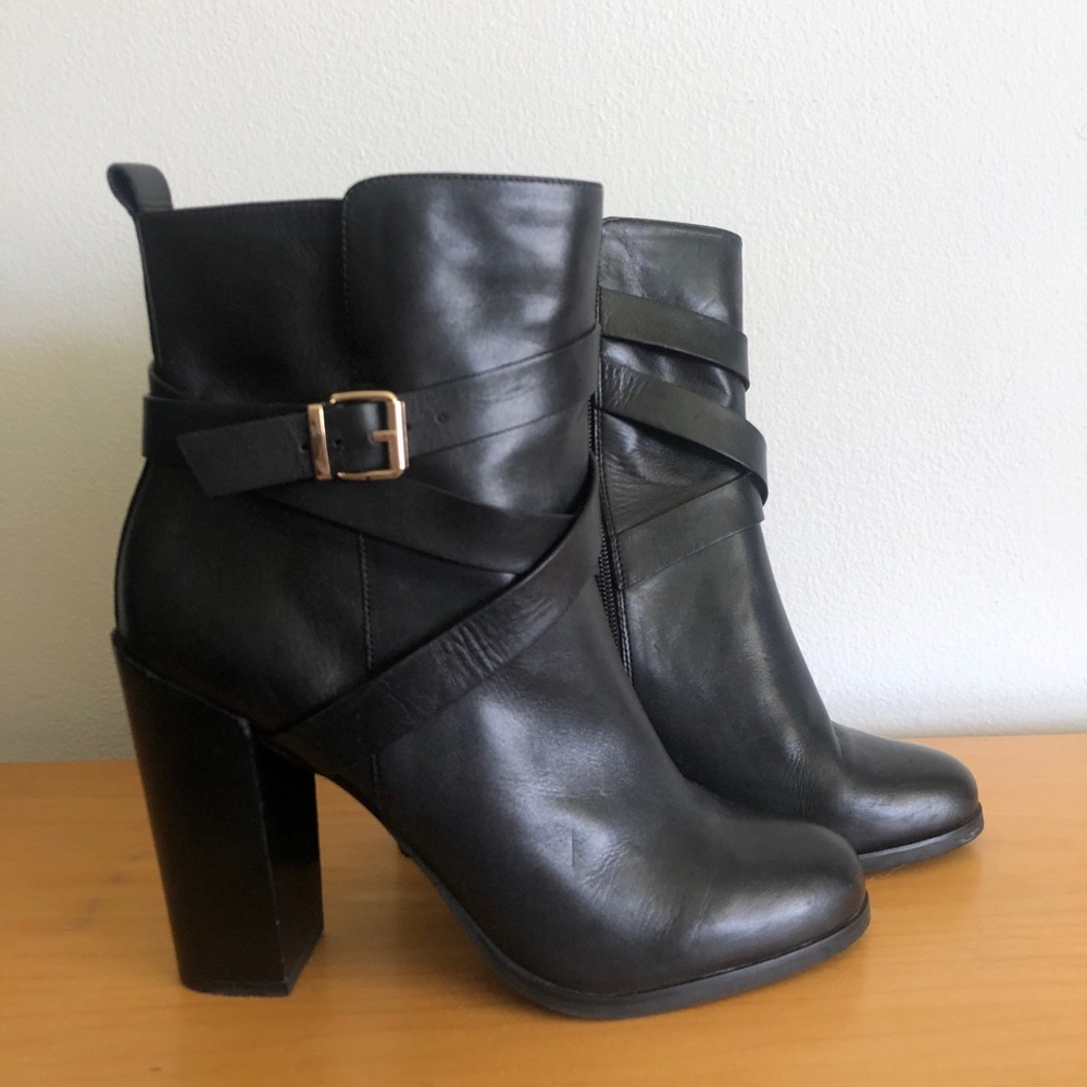 ALDO | Black High-Heeled Booties